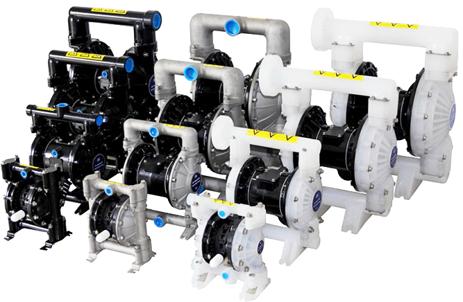 A variety of aobl brand diaphragm pumps
