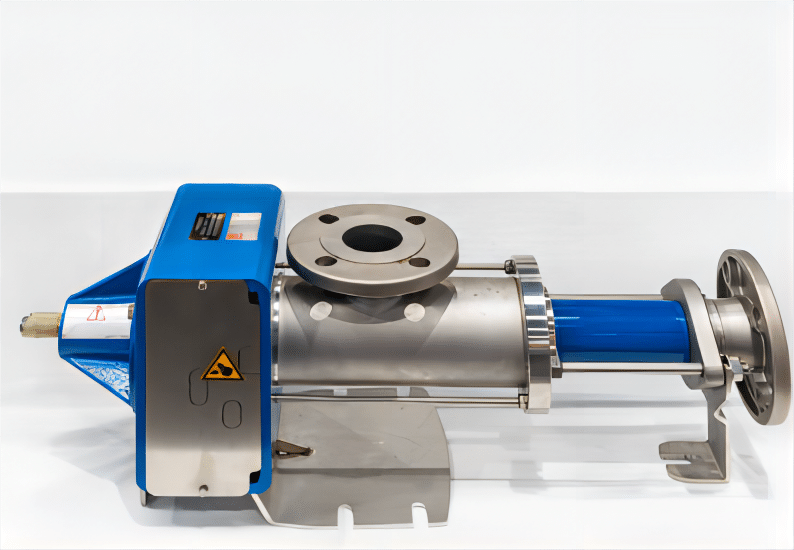 progressive cavity screw pump for transfer fluid viscous or shear sensitive materials manufacturing in industrial