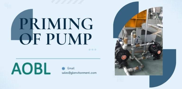 Priming of Pump